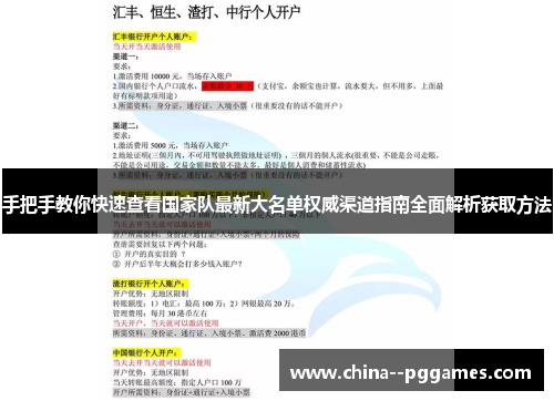 手把手教你快速查看国家队最新大名单权威渠道指南全面解析获取方法 手把手教你快速查看国家队最新大名单权威渠道指南全面解析获取方法